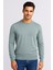 Erkek Triko Bisiklet Yaka Mint Yün Görünümlü Tüylenmez 3009 1