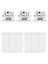 3pcs Kablosuz Işık Duvar Anahtarı Rf 433MHZ Röle Alıcı 2x 3gang Panel Anahtarı LED Lamba Için LED Uzaktan Kumanda (Yurt Dışından) 1