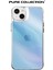iPhone 14 Plus / 15 Plus Pure Rainbow Renk Geçişli Şeffaf Kılıf Çizilmeye Dayanıklı Darbe Emici Mavi 3