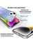 iPhone 14 Plus / 15 Plus Pure Rainbow Renk Geçişli Şeffaf Kılıf Çizilmeye Dayanıklı Darbe Emici Mavi 5