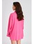 Oversıze Fuşya Gömlek 4763-02 2