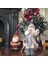 Lüks Yılbaşı Noel Baba Dekoru 45CM Gri-Beyaz AST7366 1