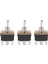 3x Ac 250V/10A 125V/15A Dpdt 3 Konum Açma/kapalı/6 Pıne Kapalı Anahtar Siyah+Gümüş (Yurt Dışından) 1