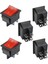 5 x Kırmızı Işıklı Işık Açık/kapalı Dpst Tekne Rocker Switch 16A/250V 20A/125V Ac (Yurt Dışından) 2