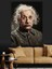 Einstein Ünlü Bilim Adamı Dekoratif Kanvas - Mdf Ahşap Tablo 3