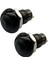2x Off Mandal Su Geçirmez 12MM Push Düğme Anahtarı Spst 2A IP67 Siyah (Yurt Dışından) 1