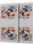 Cam Kahve Sofra Sunum Tablası 2'li Set Balkan Horoz Desenli 30 x 15 cm 2
