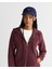 Kadın Bordo Regular Fit Kapüşonlu Fermuarlıı Sweatshirt 4202588.656 4
