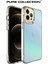 iPhone 12 Pure Rainbow Renk Geçişli Şeffaf Kılıf Çizilmeye Dayanıklı Darbe Emici Parmak Izi Önleyici Mavi 4