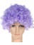 Buğz Mor Renkli Kıvırcık Peruk 1
