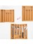 Bambu 5-7 Bölmeli Çekmece Içi Düzenleyici- Ayarlanabilir Bambu Çatal Kaşık Düzenleyici Organizer 1