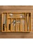 Bambu 5-7 Bölmeli Çekmece Içi Düzenleyici- Ayarlanabilir Bambu Çatal Kaşık Düzenleyici Organizer 4