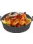 Ili̇va Airfryer Silikon Pişirme Kalıbı - Fryer Aksesuarı, Pişirme Kağıdı - Siyah (Bpa Free) 1