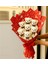 Yeni Yıl Kırmızı Ayıcık Buketi Kişiye Özel 7'li Ayıcık Buketi 1