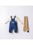 Denim Salopet Erkek Bebek 3'lü Takım 1