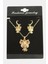 Baykuş Zirkon Taşlı Set Kolye 1