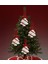 Yılbaşı Süsü Örgü Çam Ağacı – Kırmızı & Beyaz / 8 cm 2