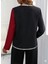 Egecen Kadın Uzun Kollu V Yakalı Pul Payet Işlemeli Ithal Krep Bluz 4