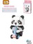 LZ8801 Panda Scooter Block Oyuncak 320 Parça 3