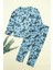 Dinazor Desenli Polar Erkek Çocuk Pijama Takımı 1