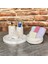 Estetik Mermer Dokusuyla Beton Banyo Aksesuar Seti (5 Parça) 1