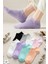 Unisex 8 Çift Renkli Soft Çizgili Çorap 1