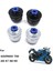 Suzuki GSXR600 750 2006-2010 Motosiklet Yağ Keçesi Ön Amortisör Vidası Amortisör Aksesuarları Gümüş ve Mavi (Yurt Dışından) 4