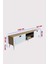 Country Model 150 cm TV Ünitesi – MDF Membran Kapak Modern TV Sehpası |Çam Renk Televizyon Konsolu 5