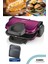 Kumru Mor 1800W Granit Çıkarılabilir Plakalı Tost ve Izgara Makinesi 1