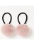 Peluş Ponpon Saç Toka Seti – Yuvarlak Top Model 1