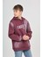 Erkek Çocuk Relax Fit Kapüşonlu Cepli Baskılı Sweatshirt 4