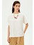Bisiklet Yaka Taş Işlemeli Regular Örme Tişört 3