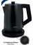 Beliz 2200W Paslanmaz Çelik Siyah Su Isıtıcı 2l GM7376 2