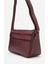 2108 Gerçek Deri Kadın Çapraz Çanta Bordo 3