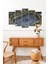 Kabe Manzarası 5 Parçalı Mdf Tablo 2
