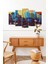 Şehir Manzarası 5 Parçalı Mdf Tablo 1