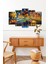 Sonbahar Manzarası 5 Parçalı Mdf Tablo 2