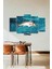 Deniz Manzarası 5 Parçalı Mdf Tablo 2