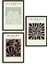 Üçlü Ahşap Çerçeveli Tablo 1