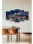 Şehir Manzarası 5 Parçalı Mdf Tablo 1