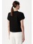 Şerit Detaylı Cepli Örme Tişört 2