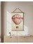Pembe Uçan Balon Soyut Kanvas Poster 3