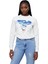 Kadın Beyaz Baskılı Sweatshirt 3
