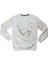 Kadın Beyaz Baskılı Sweatshirt 4