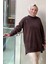 7000 Sıfır Yaka Önü Kısa Arkası Uzun Angora Tunik 2