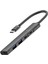 CR16 5in1 Otg Type-C'den 3AD Type-C, 2AD USB A Çoklayıcı Type-C Kulaklık Uyumlu USB C Adaptör Alüminyum Kasa 1