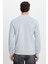 Erkek Relax Fit Rahat Kesim Uzun Kollu Ekstra Yumuşak Bisiklet Yaka Gri Sweatshirt 8