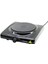 Si̇yah Tek Gözlü Elektri̇kli̇ Ocak Hotplate 1500W Ayarlanabi̇li̇r Termostat Kolay Temi̇zlenebi̇li̇r Uyari L 1