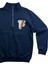 Bej Fermuarlı 3 Iplik Baskılı Sweatshirt 2