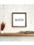 Banyo Bath Levha Ahşap Çerçeve 1